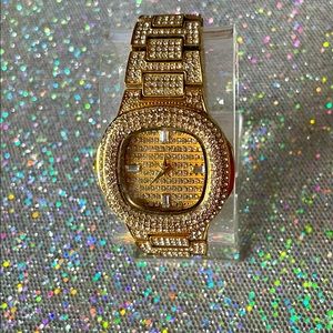 Bling Gold Watch